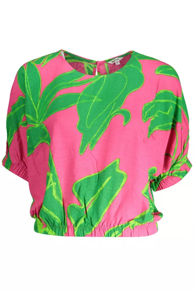 Top e T-shirt in viscosa rosa