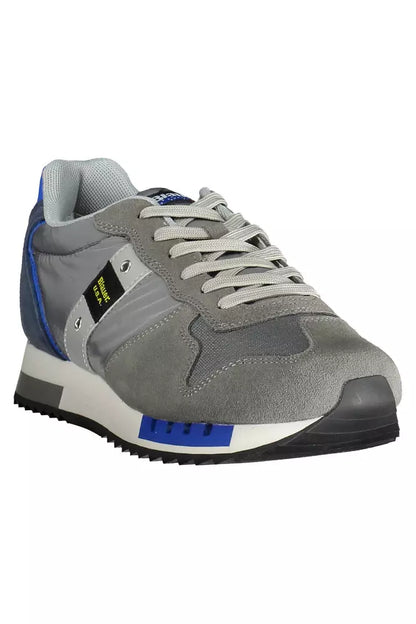 Sneaker in poliestere grigio