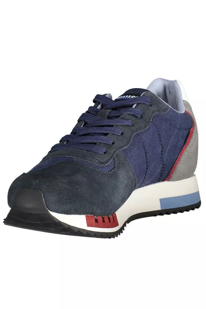 Blauer Blue Leather Men Sneaker