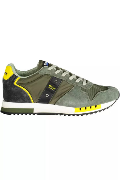 Sneaker in poliestere verde