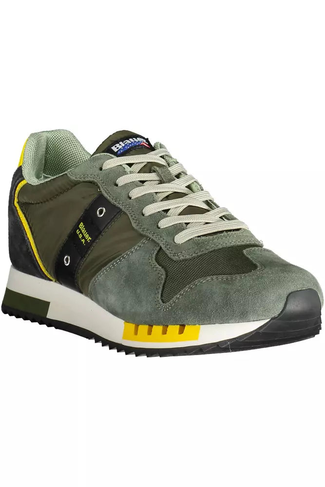 Sneaker in poliestere verde