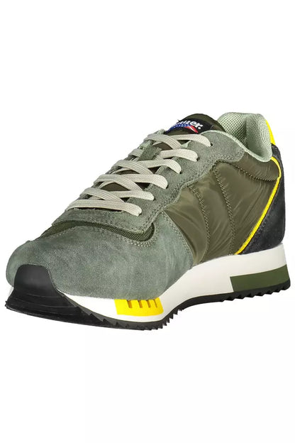 Sneaker in poliestere verde