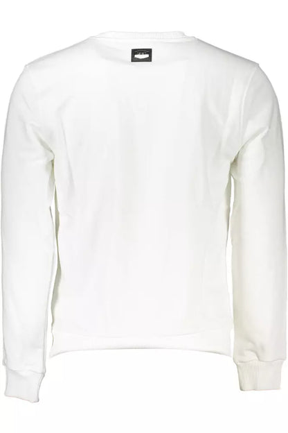 Elegantes weißes besticktes Sweatshirt