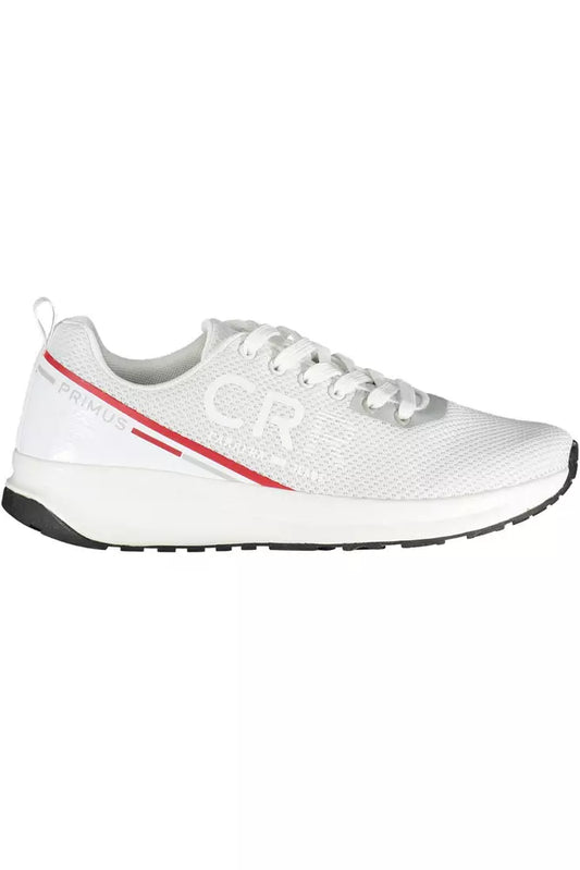 Sneaker in poliestere bianco