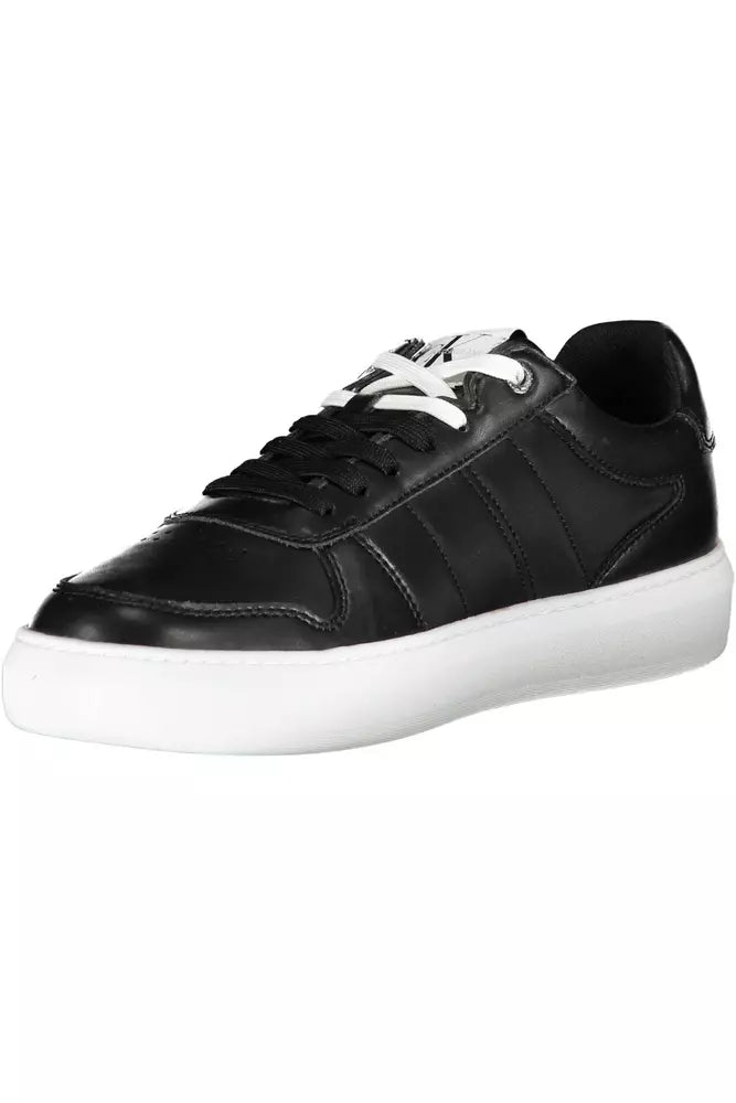 Calvin Klein Black Polyester Men Sneaker