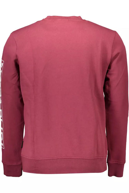 Rosa Pullover aus weicher Bio-Baumwollmischung