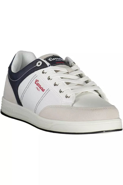 Sneaker in poliestere bianco