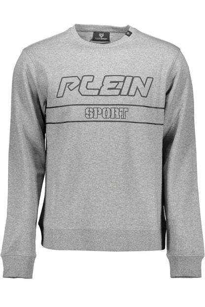 Schickes, graues Langarm-Sweatshirt mit Logo