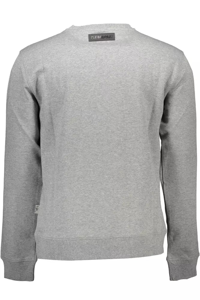 Maglione di cotone grigio