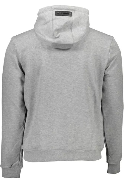 Schickes, graues, langärmliges Kapuzensweatshirt