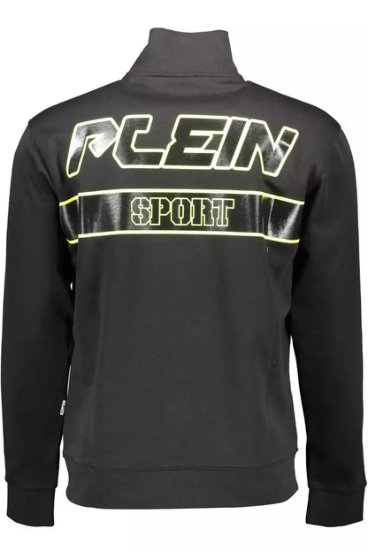 Plein Sport Black Cotton Men's Sweater