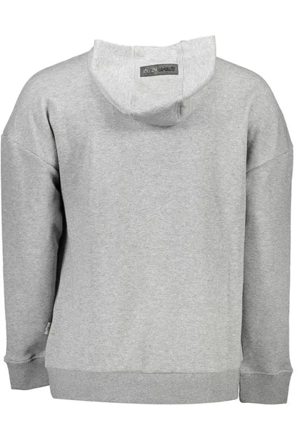 Plein Sport Gray Cotton Men Sweater