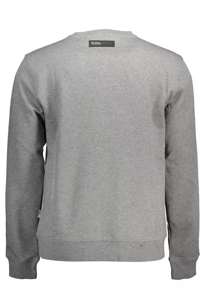 Anspruchsvolles graues Langarm-Sweatshirt