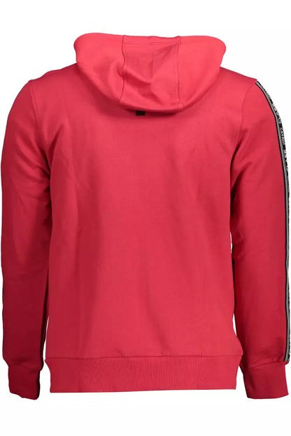 Cavalli Class Red Cotton Men Sweater