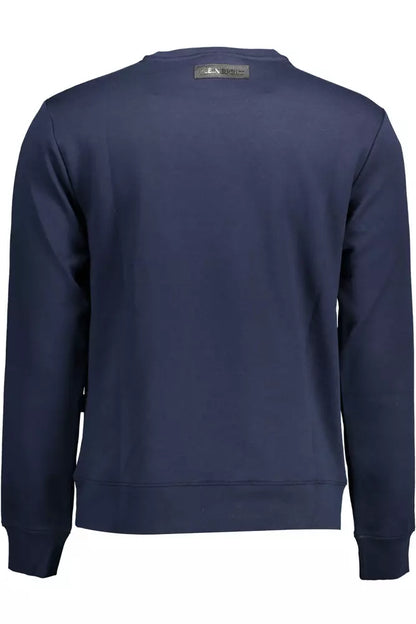 Sportliches Langarm-Sweatshirt in Blau