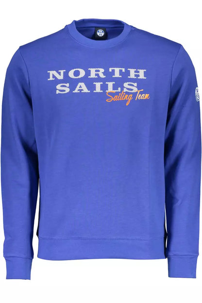 North Sails Blue Cotton Men Sweater