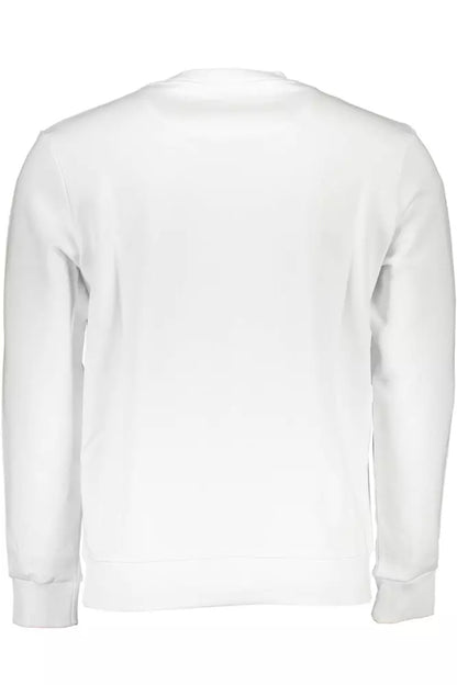 North Sails White Cotton Men Sweater