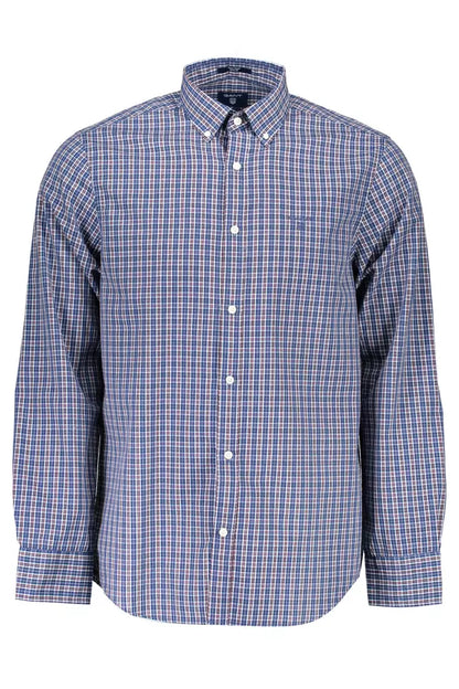 Elegantes lila Langarm Button-Down