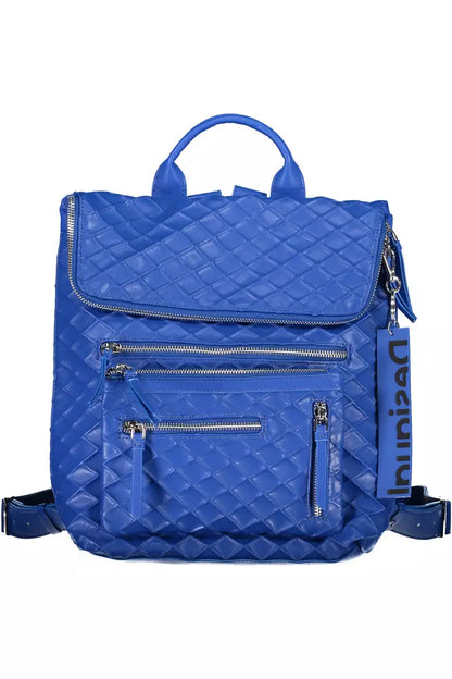 Desigual Blue Polyethylene Women Backpack