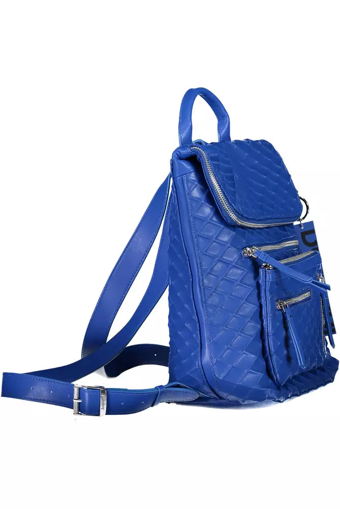 Desigual Blue Polyethylene Women Backpack