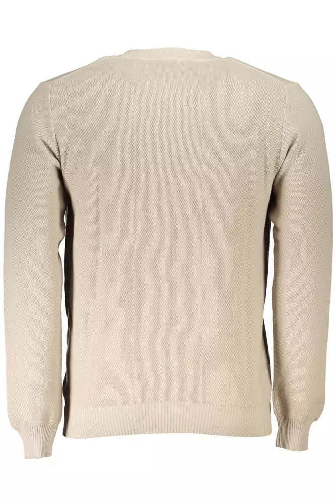 North Sails Beige Cotton Men Sweater