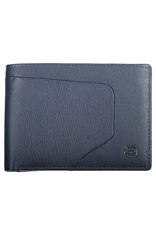 Piquadro Blue Leather Men Wallet