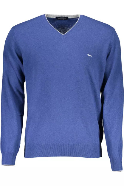 Harmont & Blaine Blue Wool Men Sweater