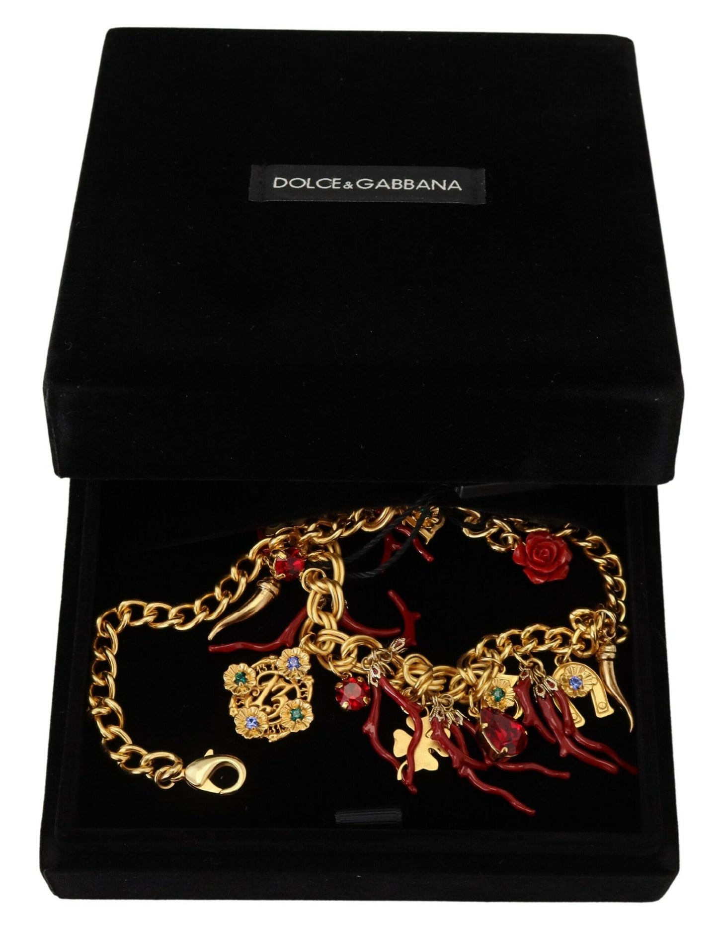 Dolce & Gabbana Opulent Multicolor Crystal Statement Necklace