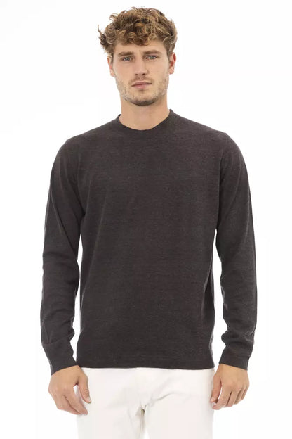 Maglione in cotone marrone