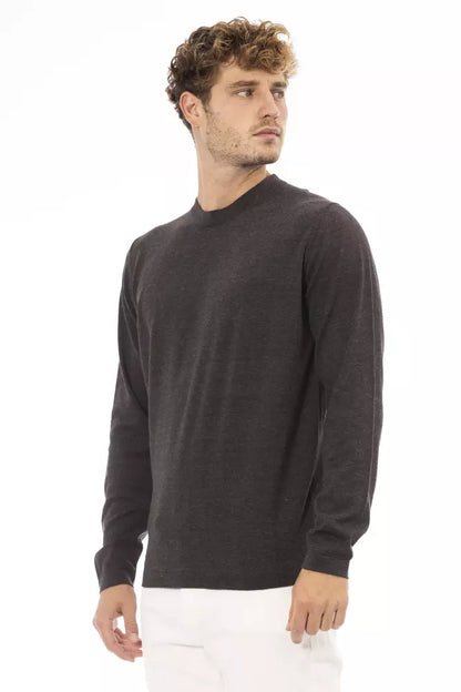 Maglione in cotone marrone