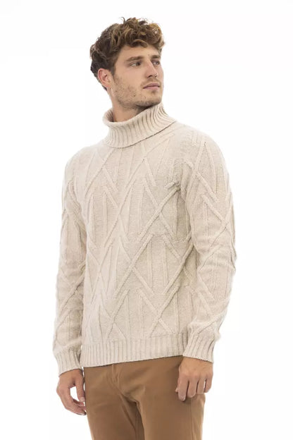 Beiger Rollkragenpullover - Winterliche Eleganz