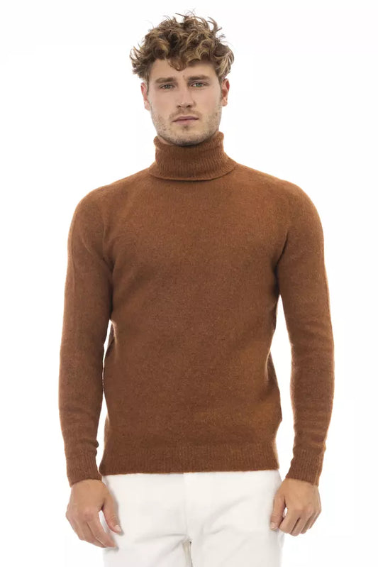 Eleganter Rollkragenpullover aus Alpaka-Mischung