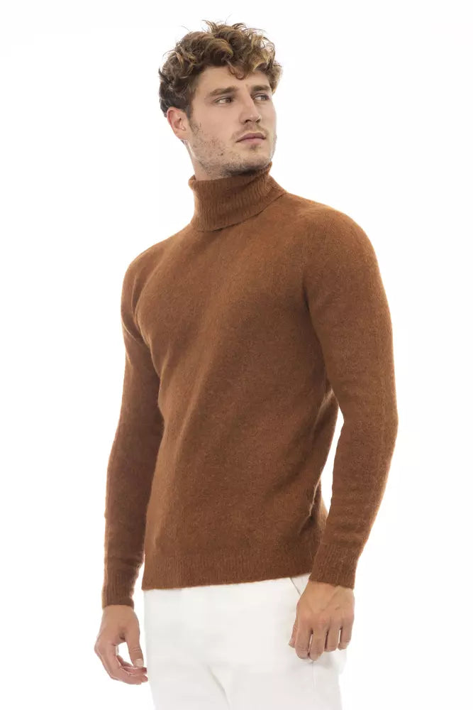 Eleganter Rollkragenpullover aus Alpaka-Mischung