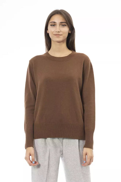 Maglione in cashmere marrone