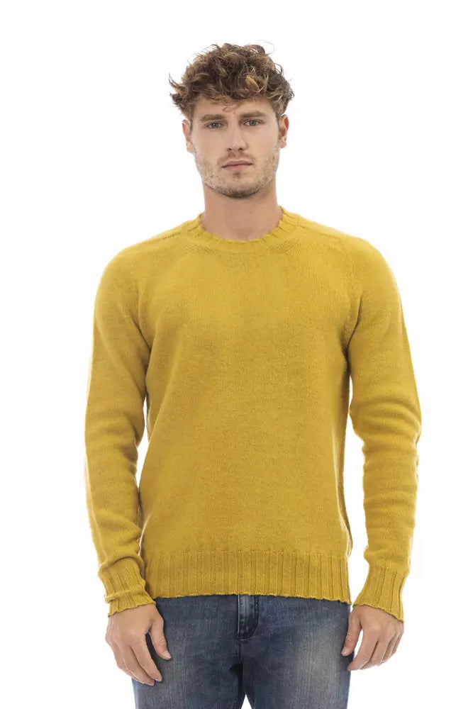 Maglione di lana giallo