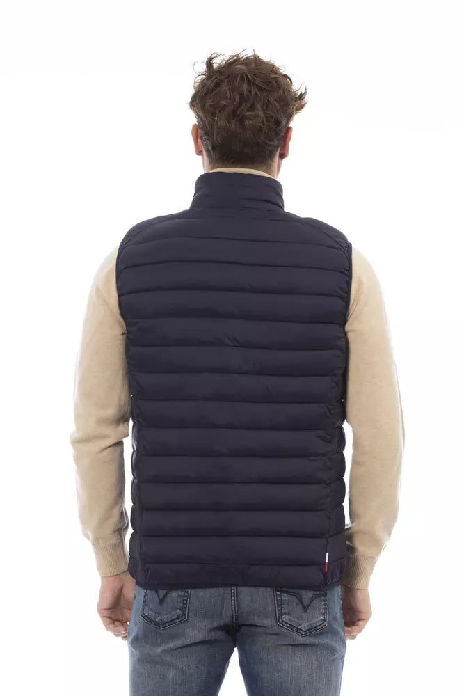 Gilet in poliammide blu