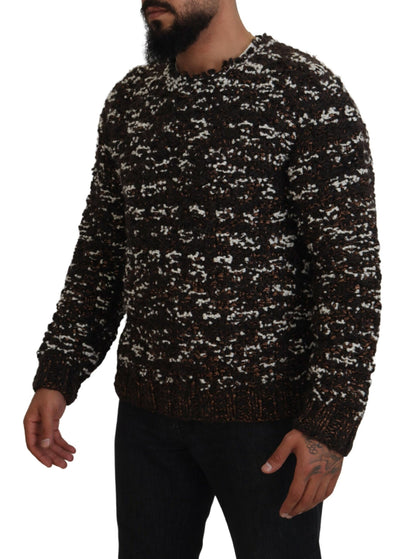 Eleganter Pullover aus Strick in Bronze