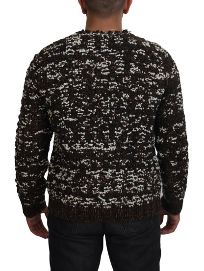 Eleganter Pullover aus Strick in Bronze