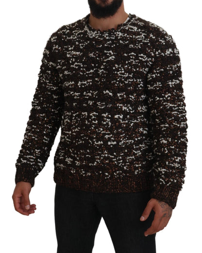 Eleganter Pullover aus Strick in Bronze