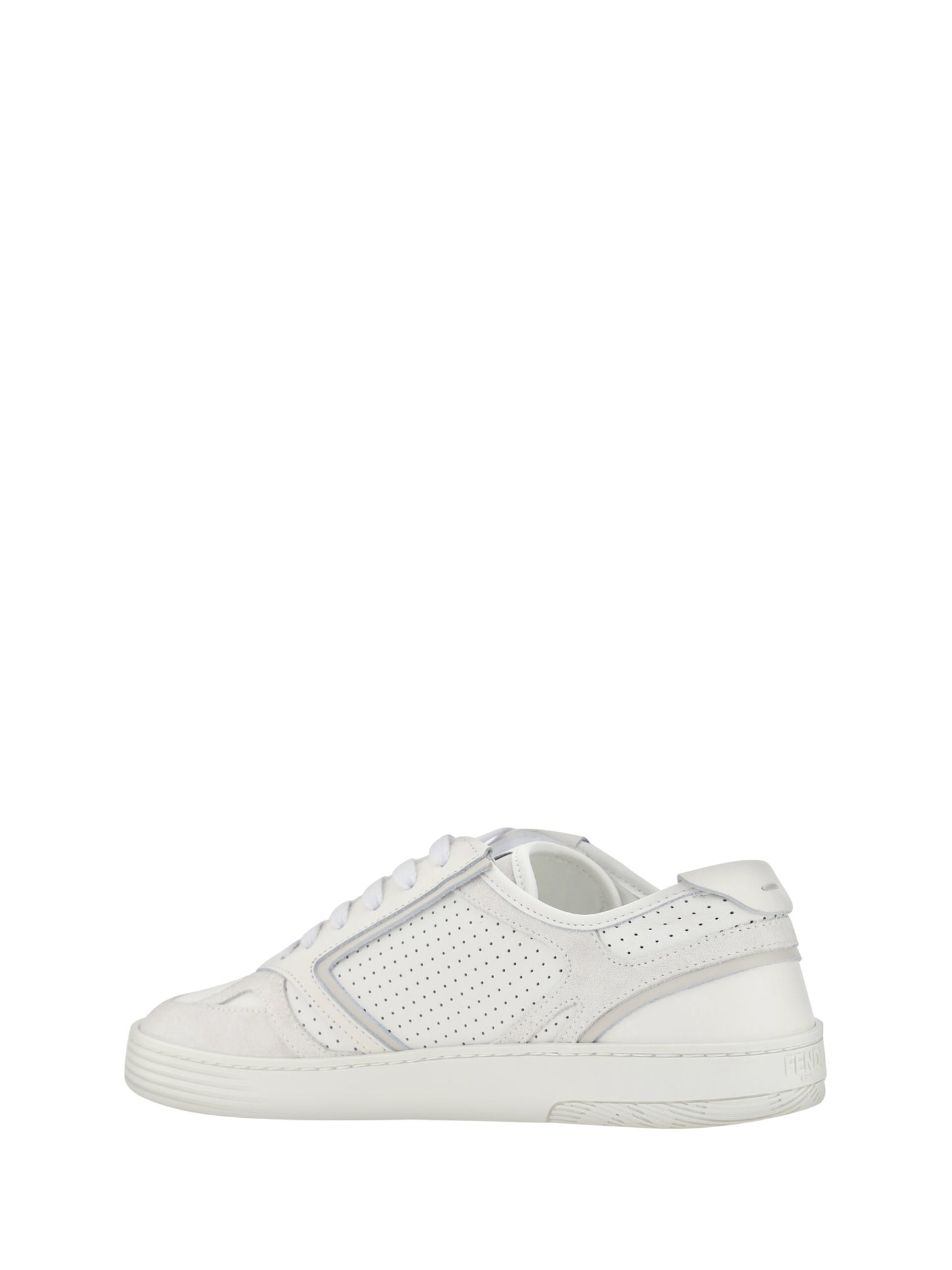 Sneakers basse in pelle di vitello bianca