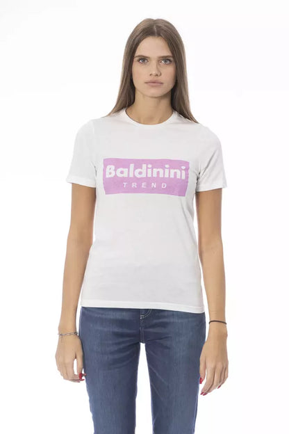 Elegantes Kurzarm-T-Shirt mit Rundhalsausschnitt