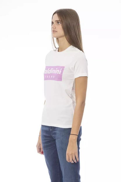 Elegantes Kurzarm-T-Shirt mit Rundhalsausschnitt