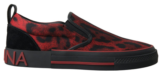 Schicke Loafer-Sneaker mit Leopardenmuster