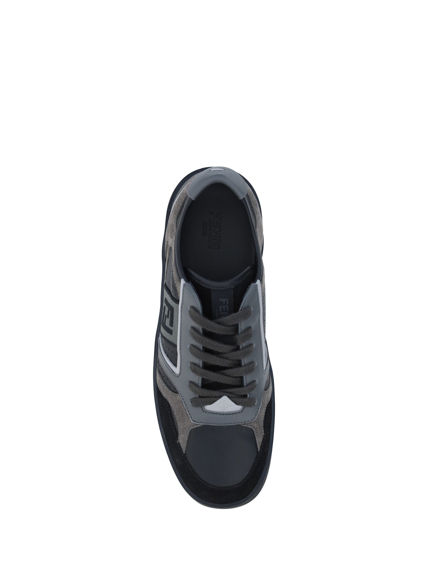 Sneakers basse in pelle di vitello nera