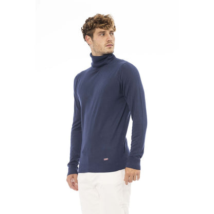 Schicker Rollkragenpullover in Blau – Modal &amp; Kaschmir Mischung