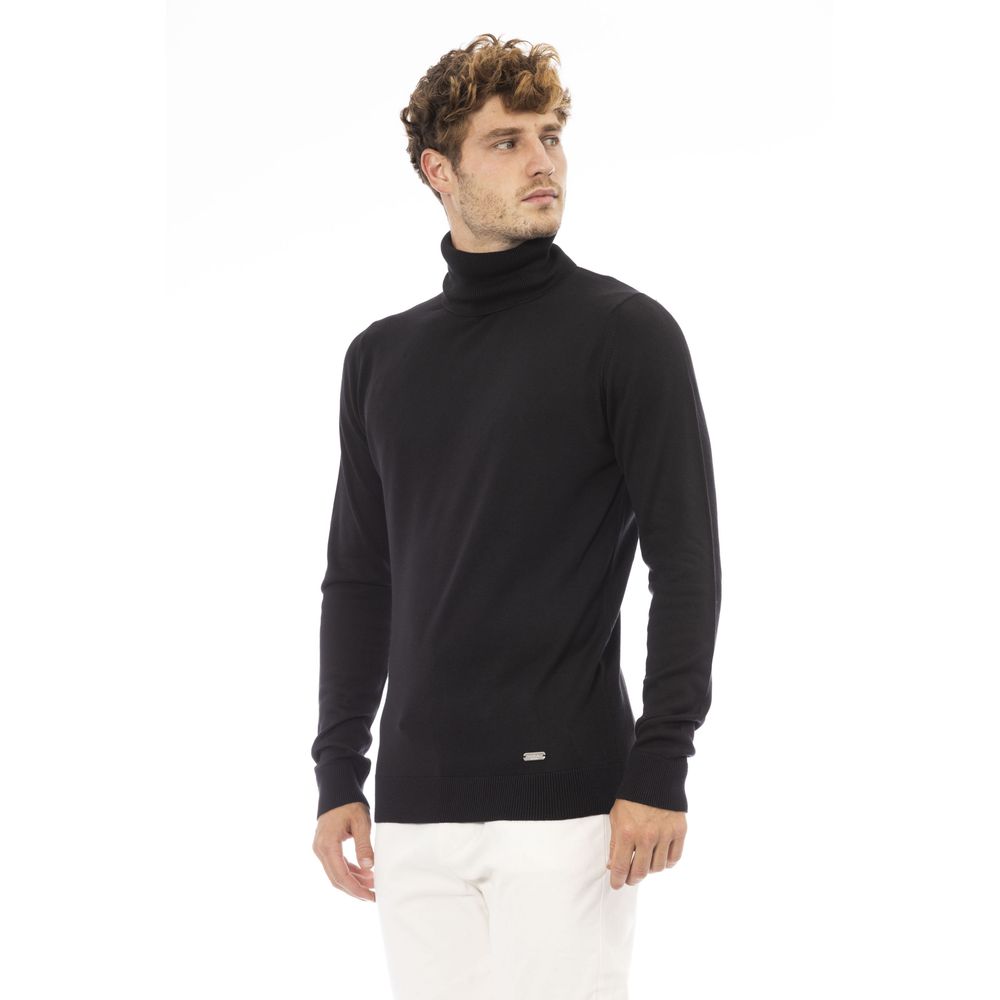 Eleganter gerippter Rollkragenpullover aus Kaschmirmischung