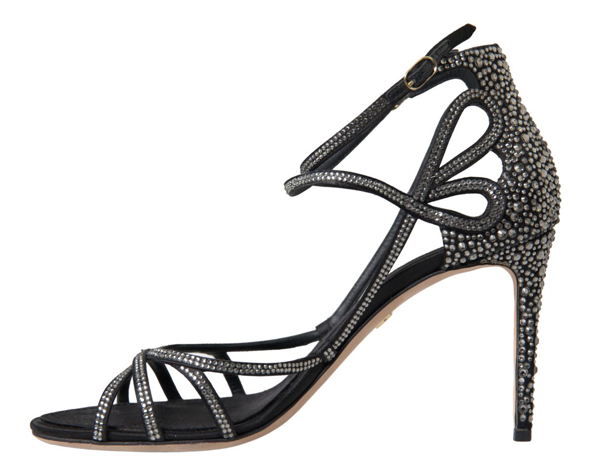 Elegante Keira Strass Stiletto Sandalen