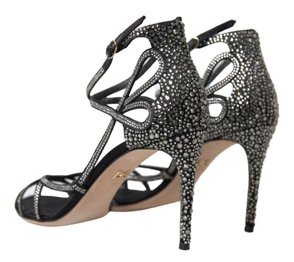 Elegante Keira Strass Stiletto Sandalen