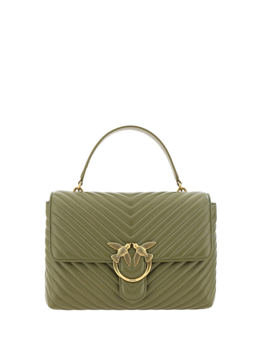 Borsa Love Lady in pelle di vitello verde