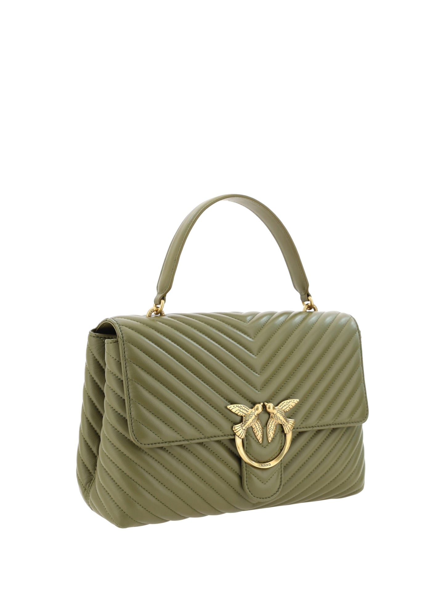 Borsa Love Lady in pelle di vitello verde